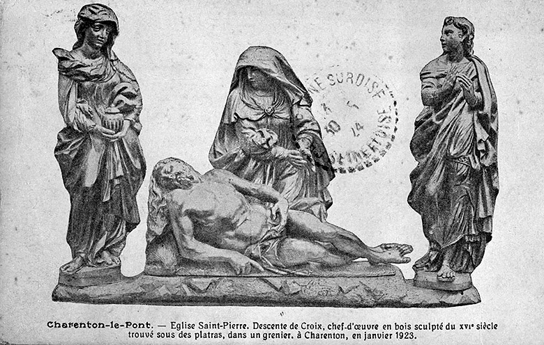 Groupe sculpté : Pietà