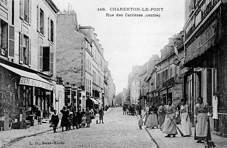 Rue des Carrières (maisons aujourd'hui démolies).