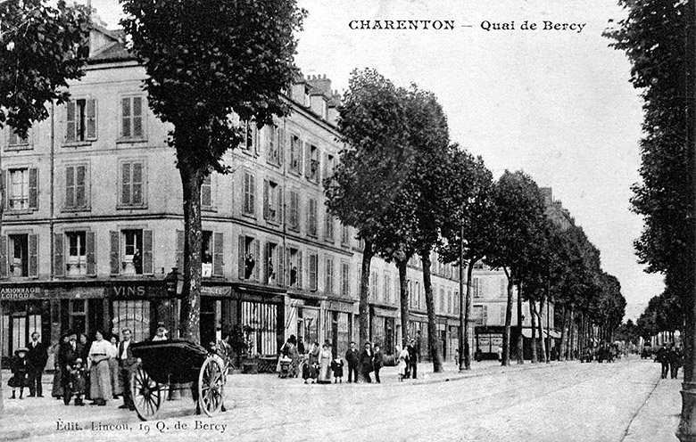 Quai de Bercy (immeubles aujourd'hui démolis).