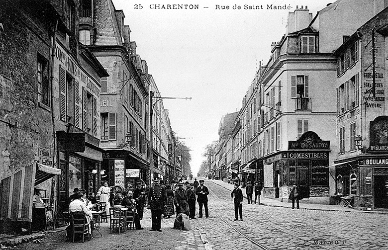Vue d'ensemble. A gauche : Charenton-le-Pont. A droite : Saint-Maurice.
