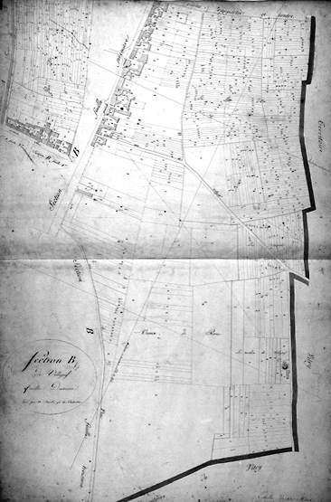 Plan cadastral de Villejuif.