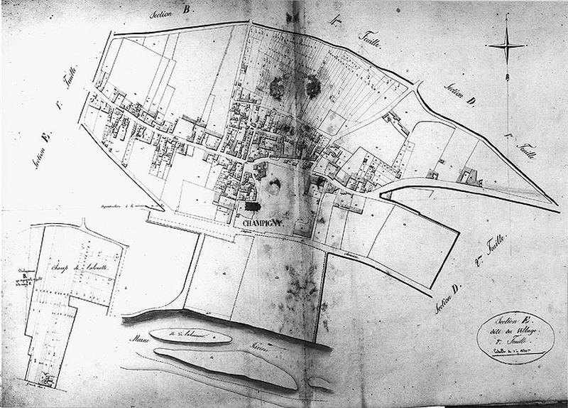Cadastre, Section E, 2e feuille.
