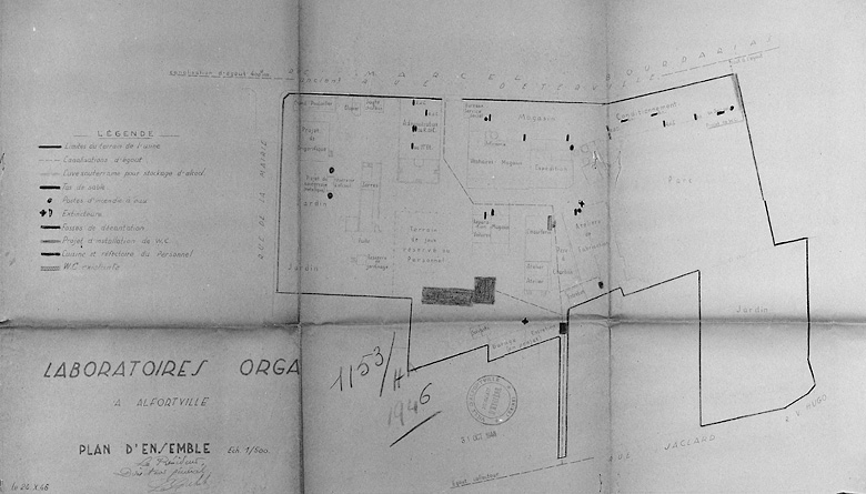 Plan d'ensemble, 1946.