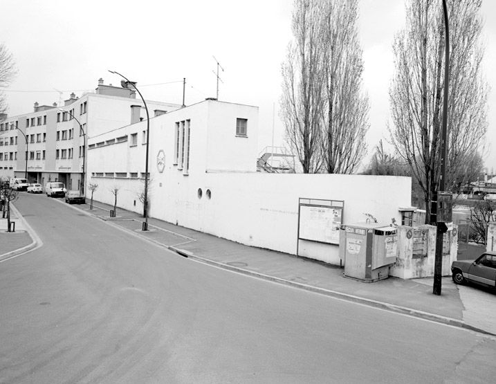 Façade sur le boulevard de la Marne.