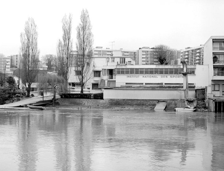 Vue générale de la façade sur la Marne.