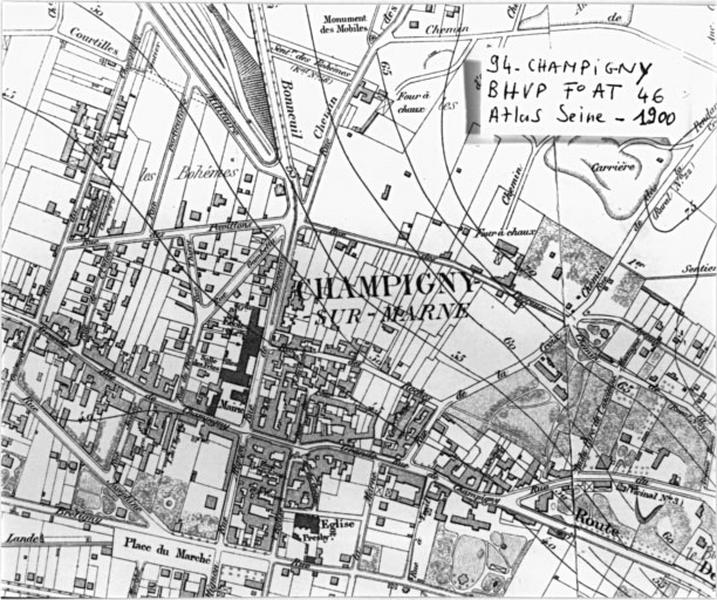 Plan du centre.