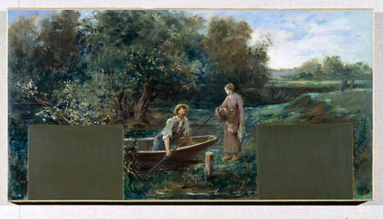 Idylle au bord de l'eau.