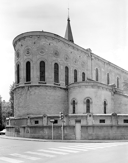 Vue du chevet.