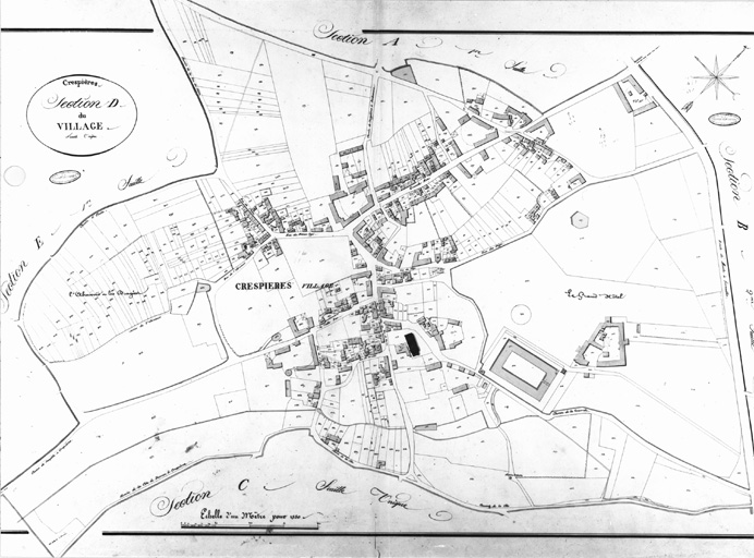 Cadastre, section D.