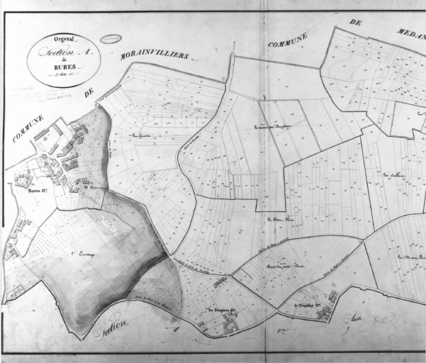 Cadastre, 1821.