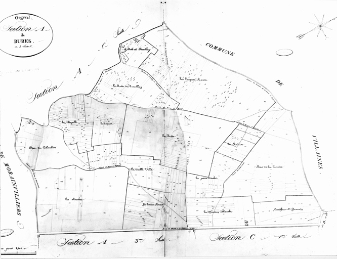 Cadastre, 1821.