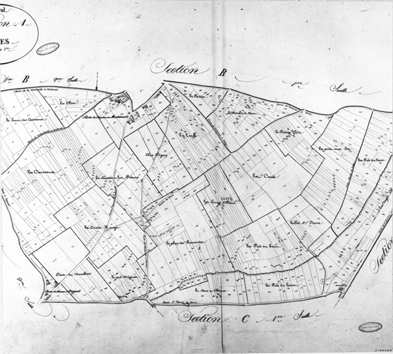 Cadastre, 1821.