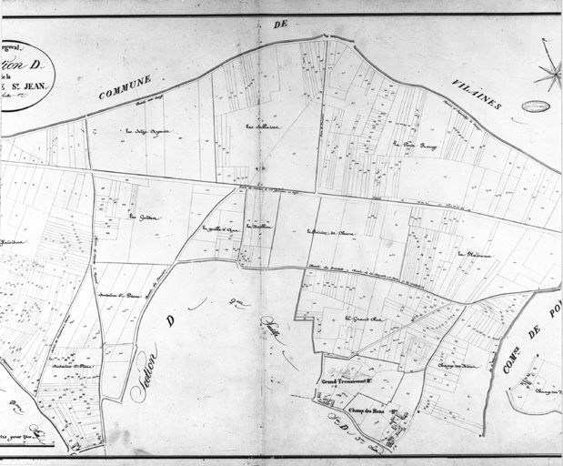 Cadastre, 1821.