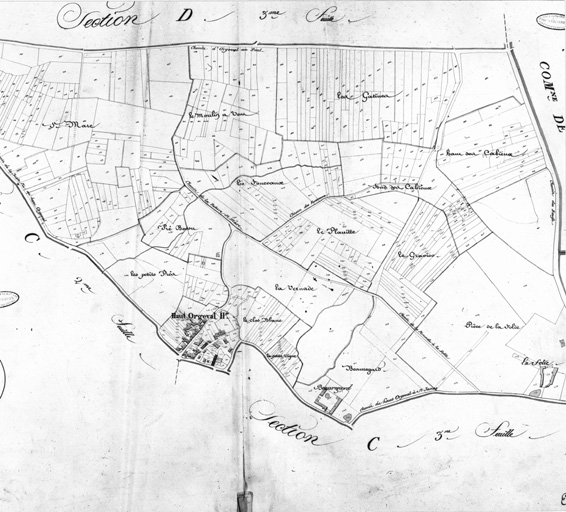 Cadastre, 1821.