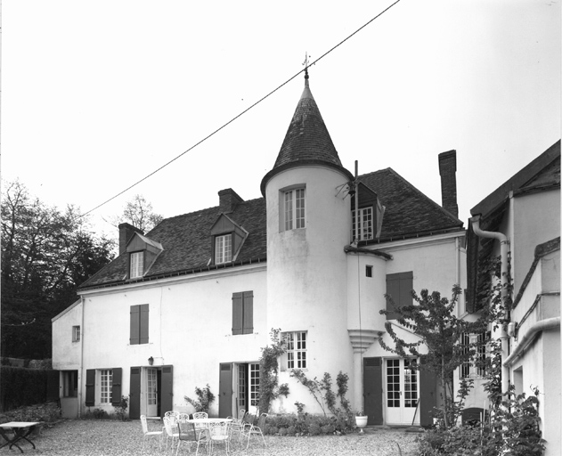 Vue de l'élévation sud.