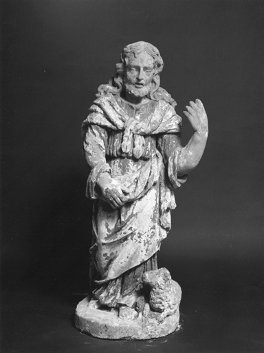 Statue (demi-nature) : saint Jean-Baptiste