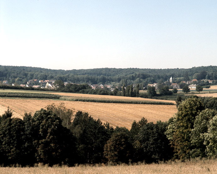 Vue de situation prise du nord.