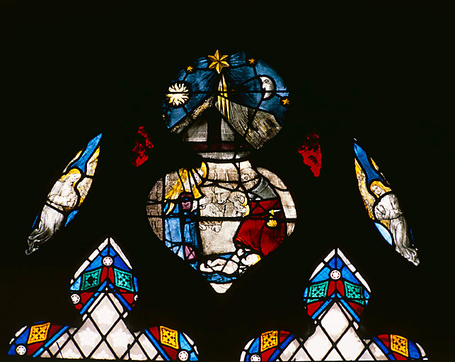 Détail de la baie n°5 : Nativité.