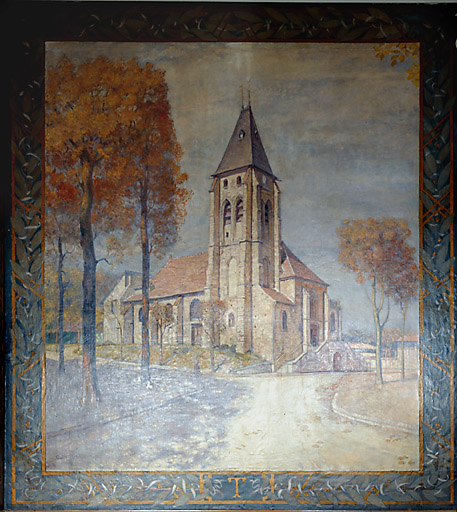 Vue de la toile n°5 : l'Eglise Saint Leu Saint Gilles.
