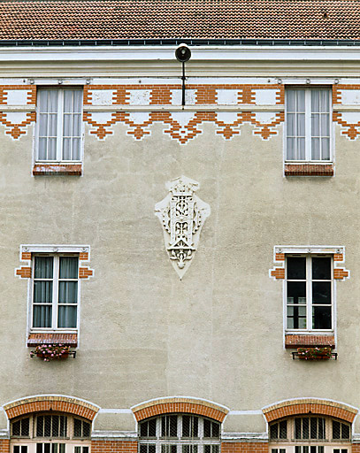 Détail de la façade postérieure du 4, avenue du Président-Roosevelt.