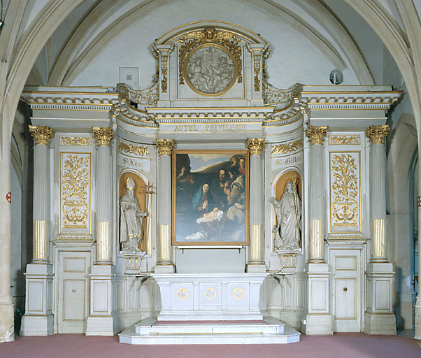 Retable architecturé à niche