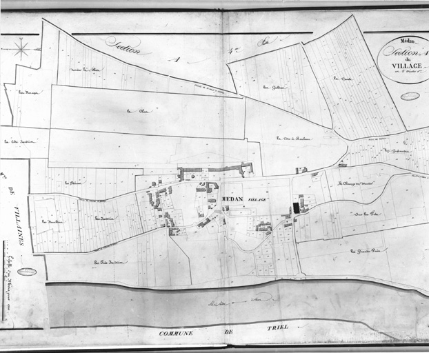 Cadastre, section A1.