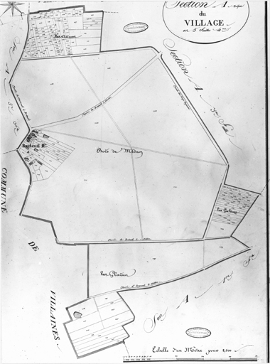 Cadastre, section A4.