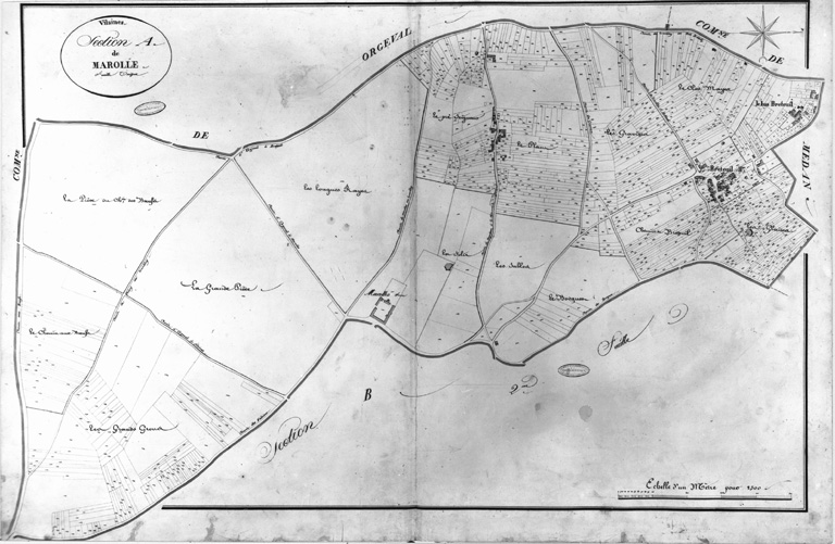 Cadastre, section A.