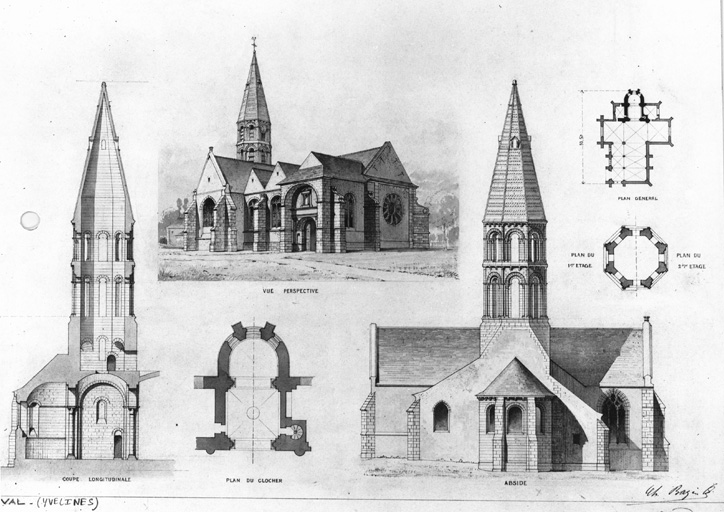 Plans, coupes et élévations.