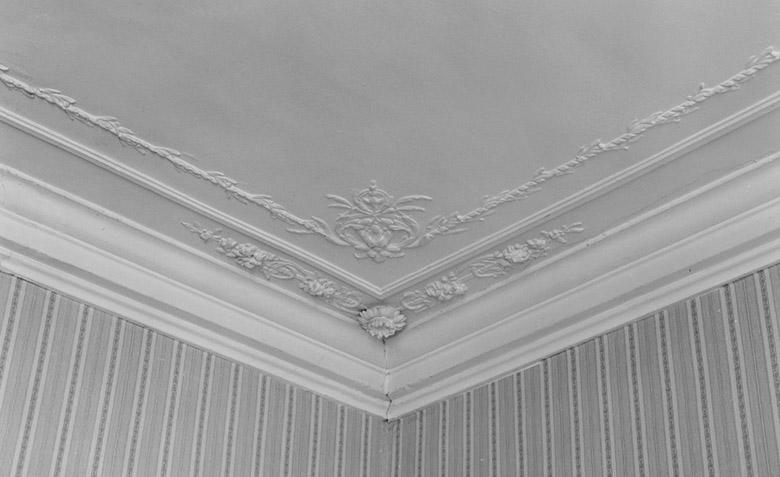 Détail d'un plafond du grand salon de la maison sise 9, rue Auguste-Blanqui.