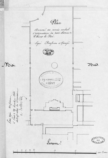 Plan du petit château.