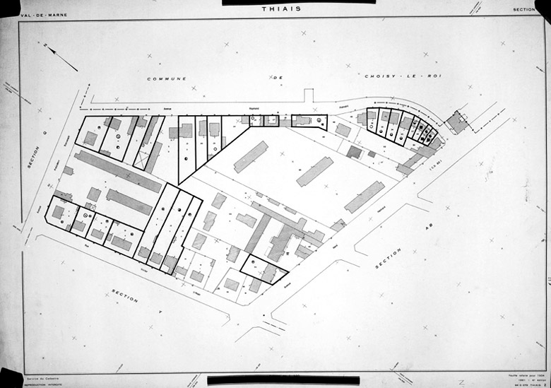 Carte II d'enregistrement du repérage.