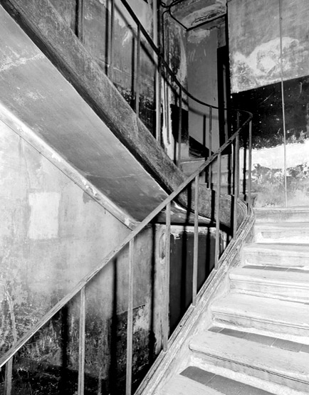 Vue de l'escalier.