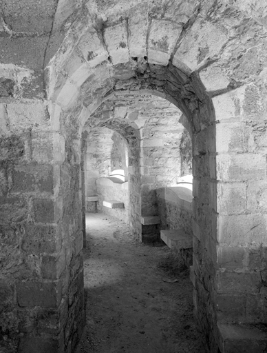 Galerie de tête de la caponnière double.