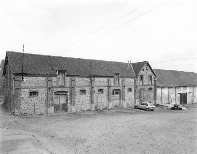 Vue des écuries.