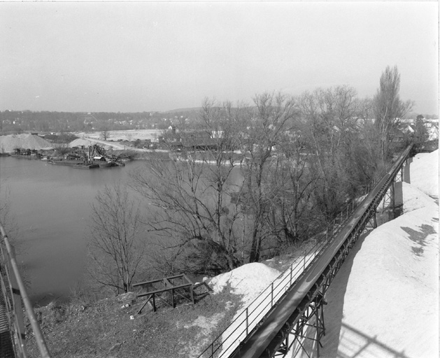 Vue de la partie sud du site.