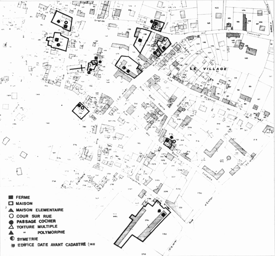 Carte d'enregistrement du repérage.