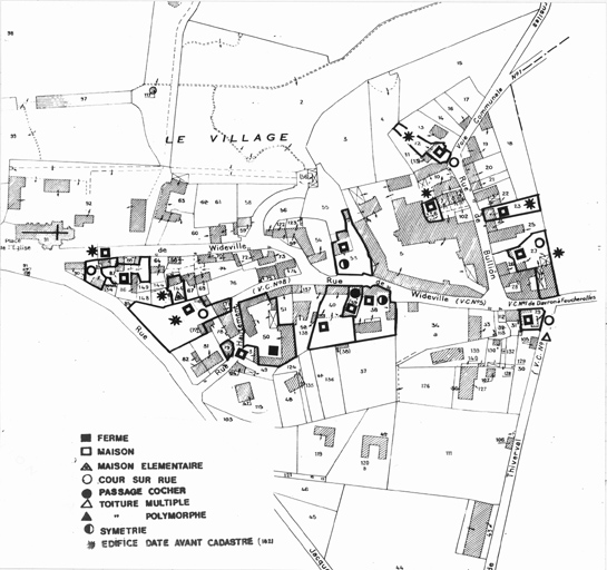 Carte d'enregistrement du repérage.