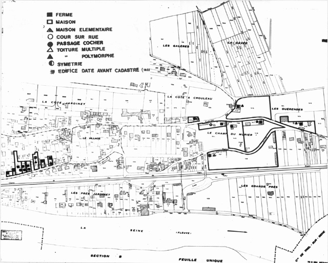 Carte d'enregistrement du repérage.