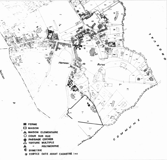 Carte d'enregistrement du repérage.