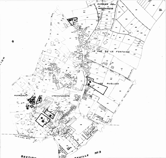 Carte d'enregistrement du repérage.