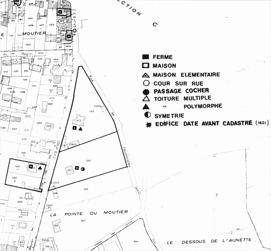 Carte d'enregistrement du repérage.