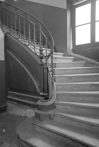 Départ de l'escalier.