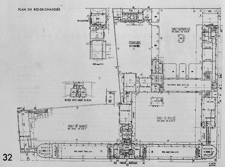 Plan du rez-de-chaussée.