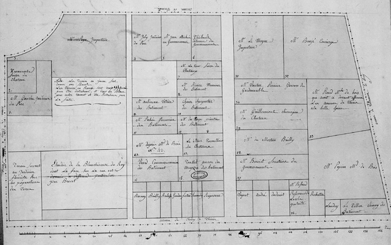 Plan de la zone 2 du 'nouveau village'.