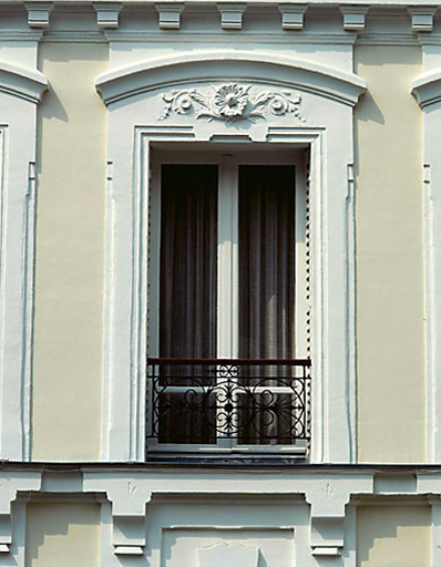 Détail de la façade.