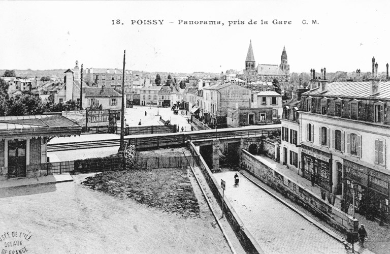 Vue de la ville depuis la gare.