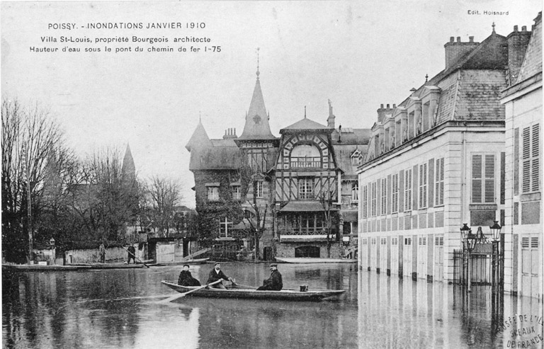 Vue de la façade côté Seine.