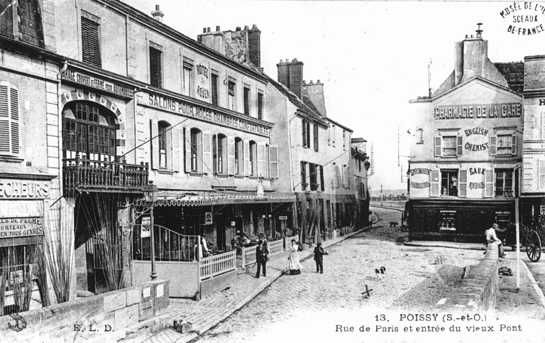 Vue de l'hôtel de Rouen.