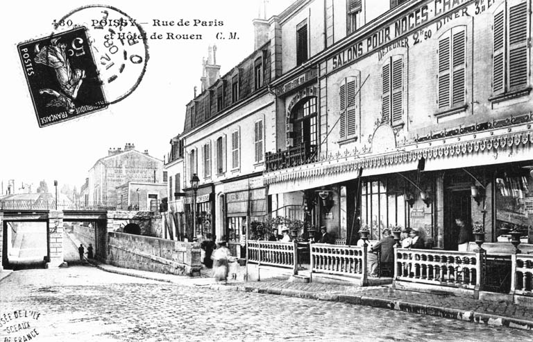 Vue de l'hôtel de Rouen.